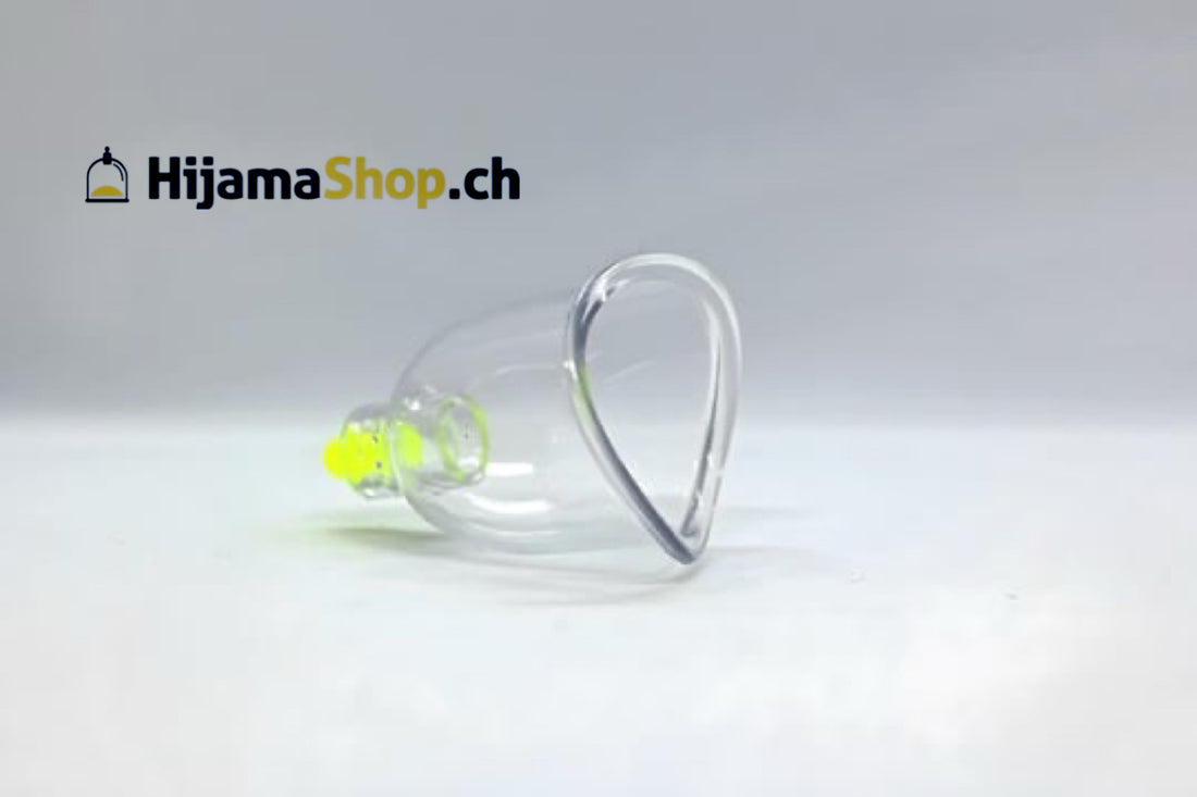 Sifa Ovale- Gebogene Schröpfgläser 4,3 cm 10 Stück