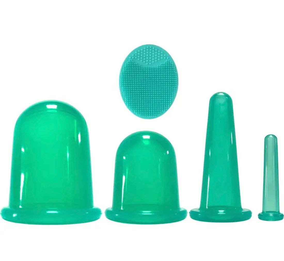 Silikonsauger-Set für Schröpfkopf-Vakuum-Massage