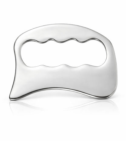 Gua Sha Massagebrett - Muskelschaber - Edelstahl