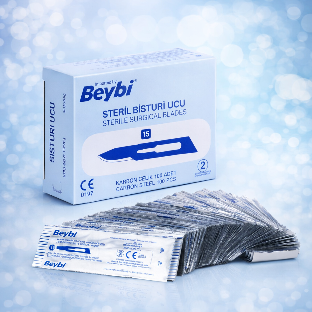 Beybi Skalpellklingen Nr 15  (100 Stück)