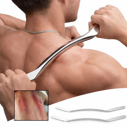 Gua Sha Schabemassage-Werkzeug aus Metall
