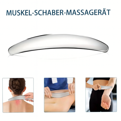 Gua Sha Set aus Edelstahl – 3-teilig inkl.Tasche