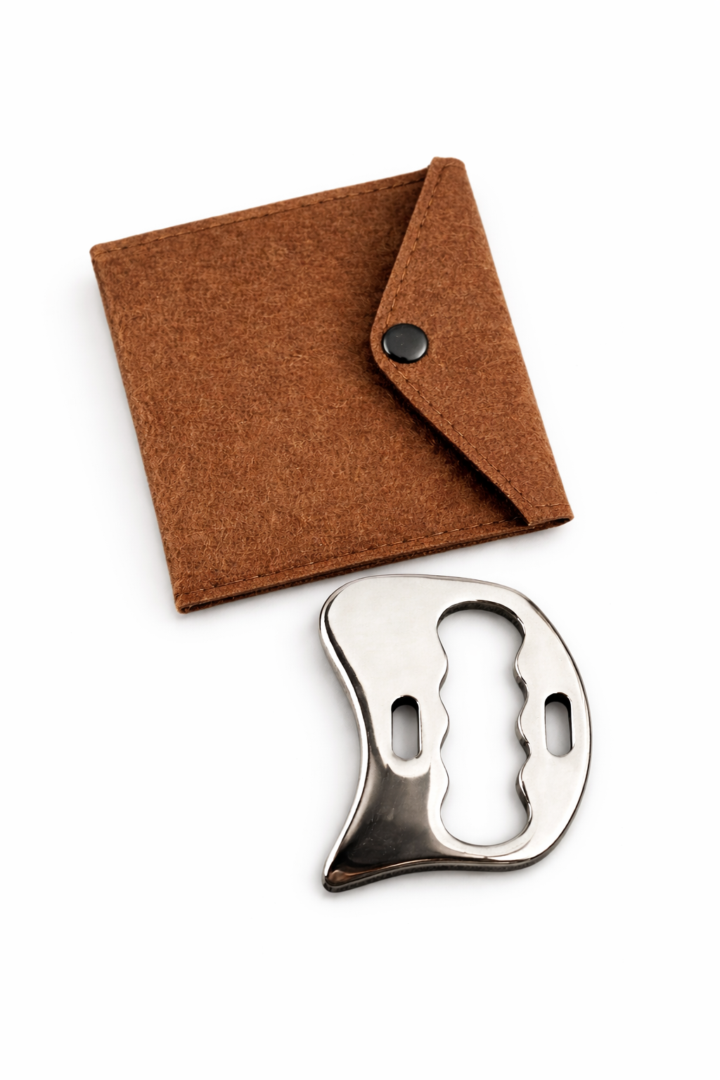 Gua Sha Massagebrett - Muskelschaber - Edelstahl