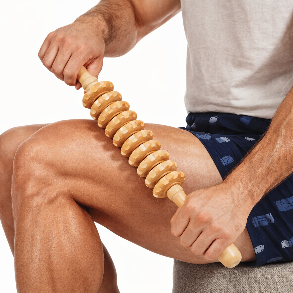 Massageroller aus massivem Holz